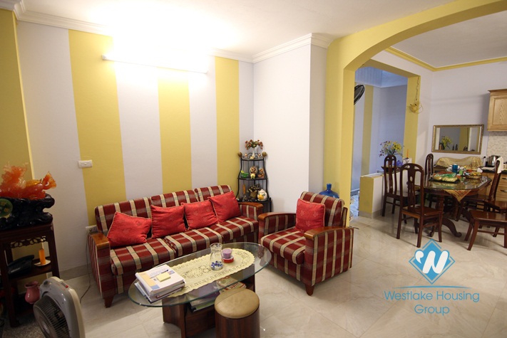 Open floor plan house in Ba Dinh for rent